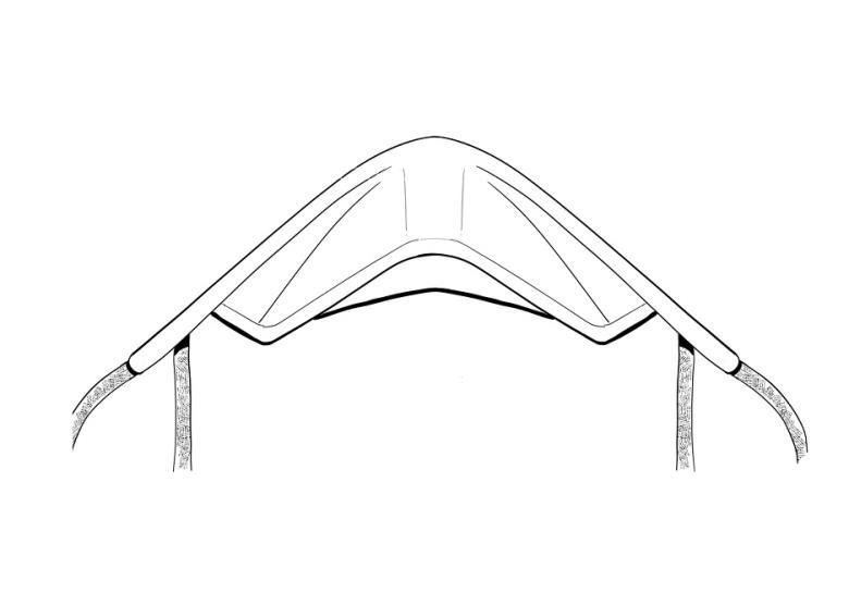 آموزش دوخت ماسک پارچه ای با الگو